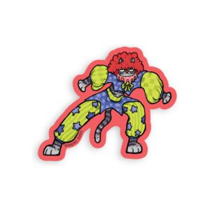 Sticker Cat Clown Sticker Cat Clown