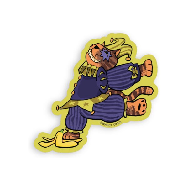 Sticker Cat Clown
